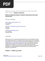 Download Setting up your own on-demand video site with  PHP Part 2 Basic structure  by ginosk SN7727321 doc pdf