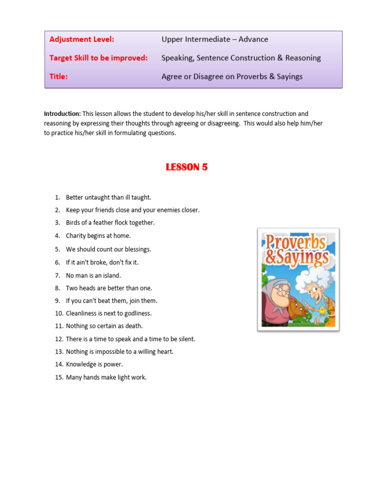 Lesson 5 | PDF
