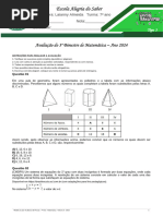 AVALIAÇÃO 3 BIMESTRE 7 ANO TIPO 3