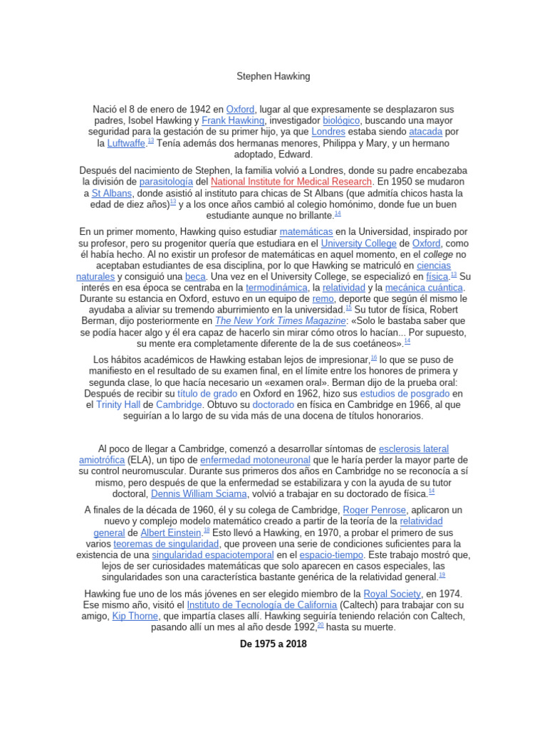 Stephen Hawking | PDF