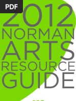 Download 2012 Norman Arts Resource Guide by Norman Arts Council SN77274956 doc pdf