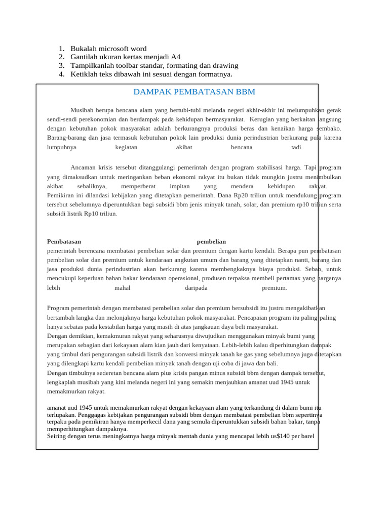 Kumpulan Modul Latihan Microsoft Office | PDF
