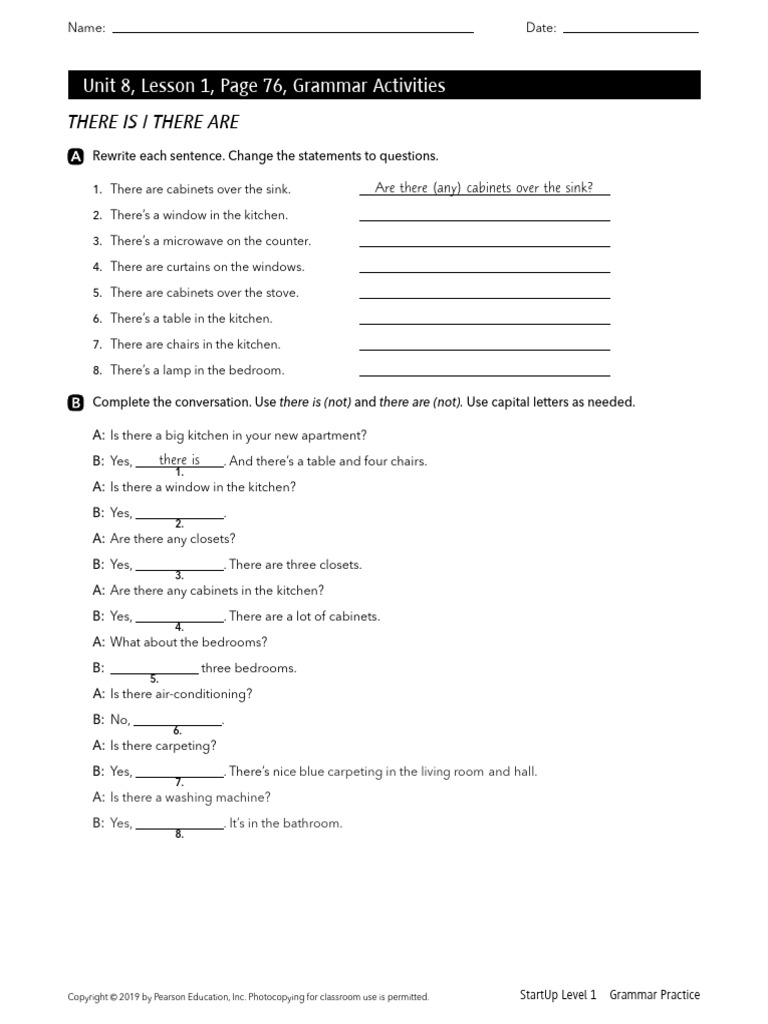 Grammar Exercises 2 | PDF