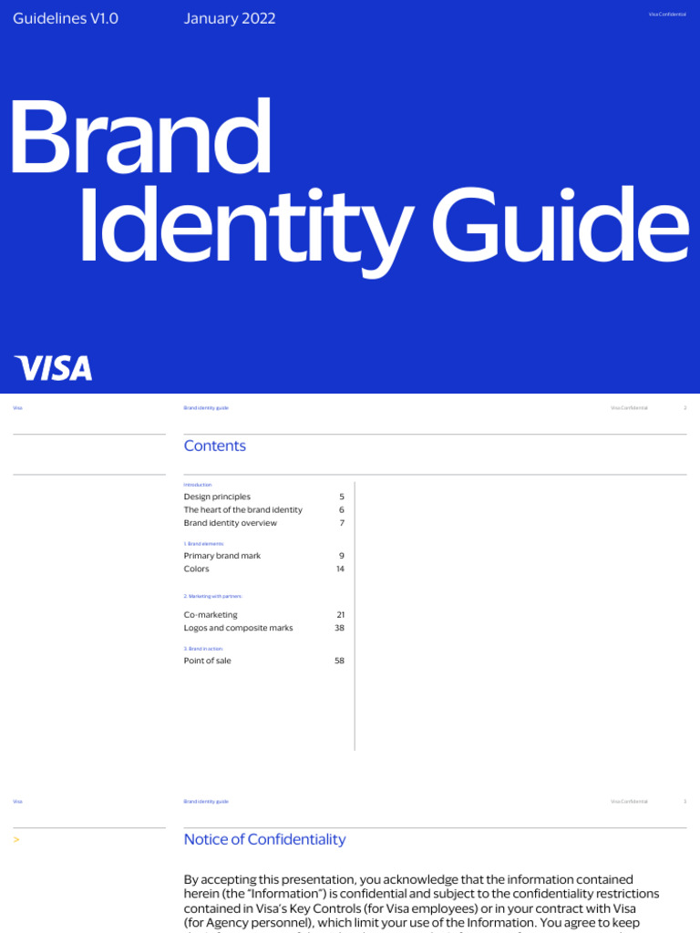 Visa_Brand Identity Guide_ForPartners (1) | PDF
