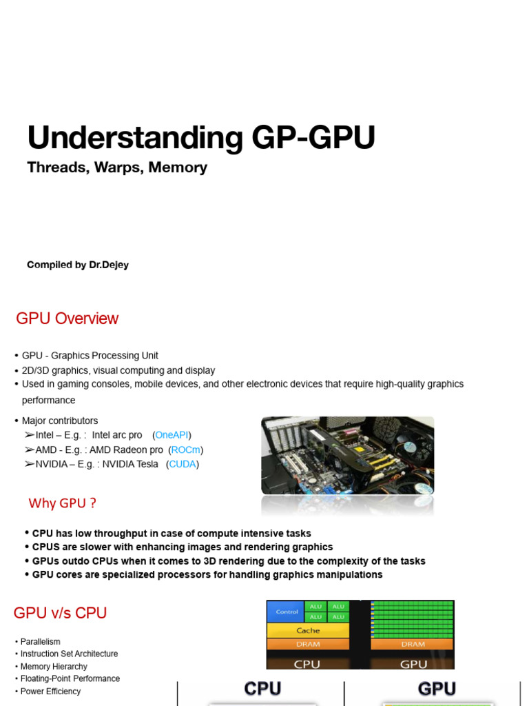 Lecture2 Undersatnding GPGPU | PDF