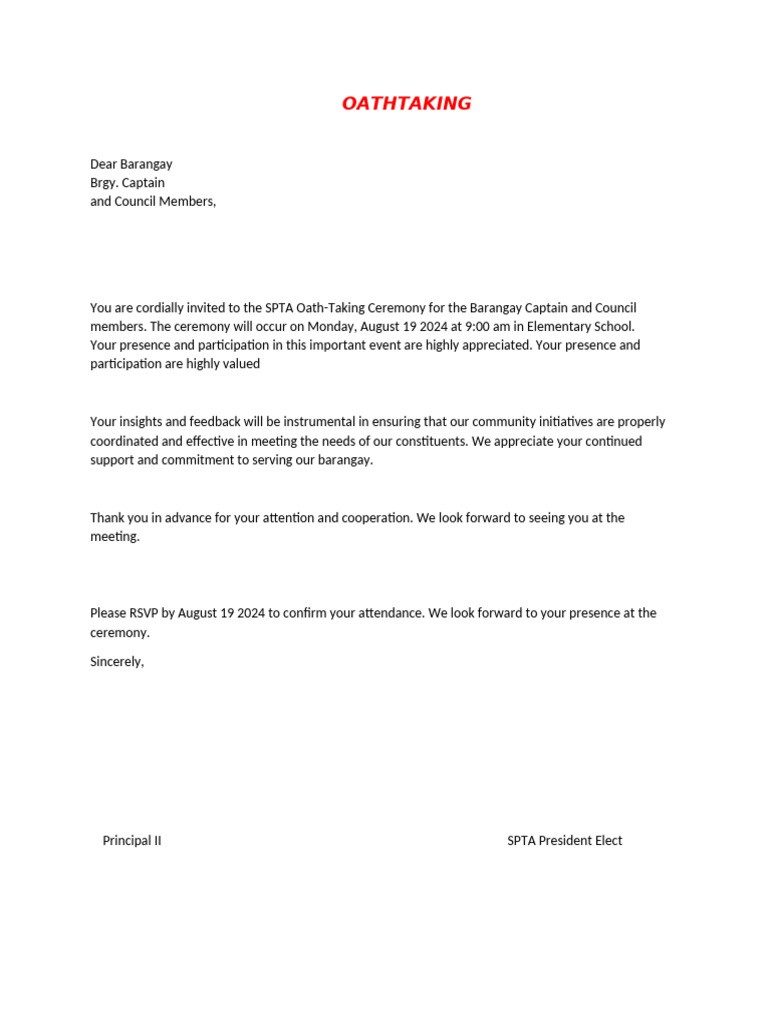 Oathtaking | PDF
