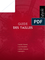 Guide Tailles