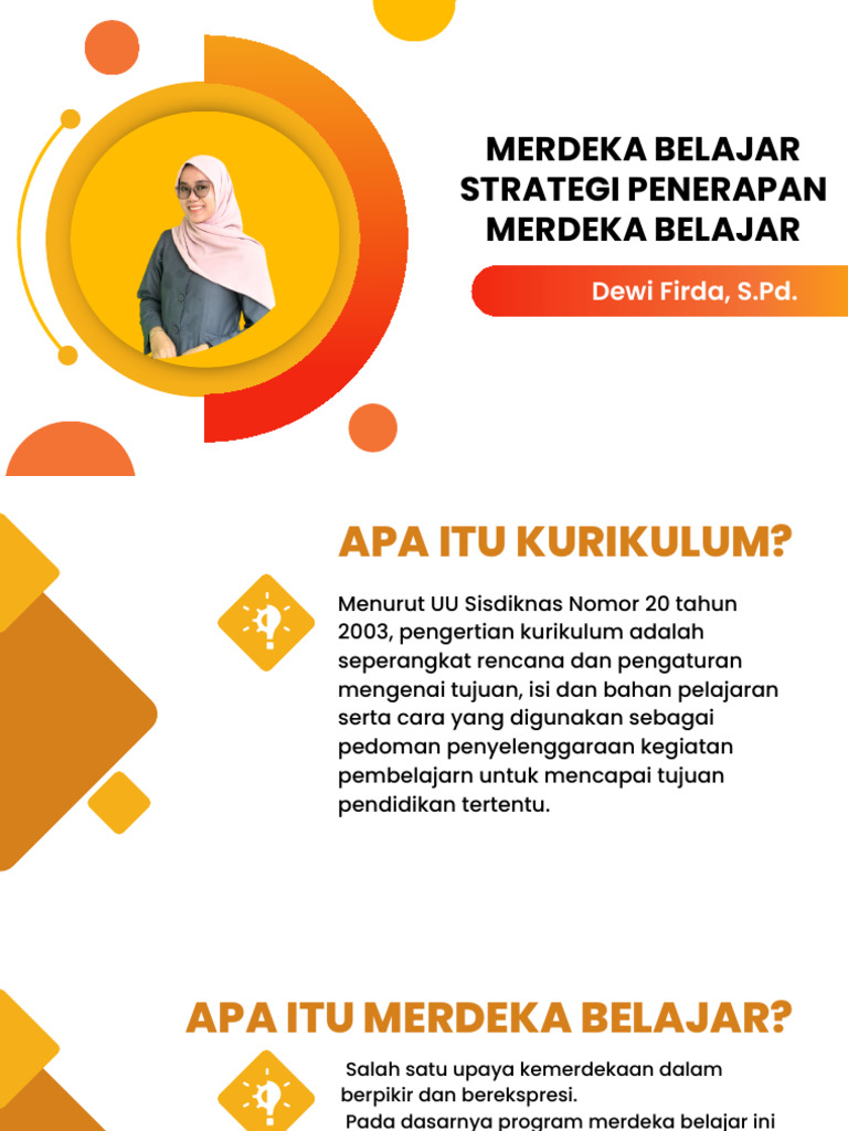 Firda Strategi Penerapan Merdeka Belajar Digabungkan Pdf