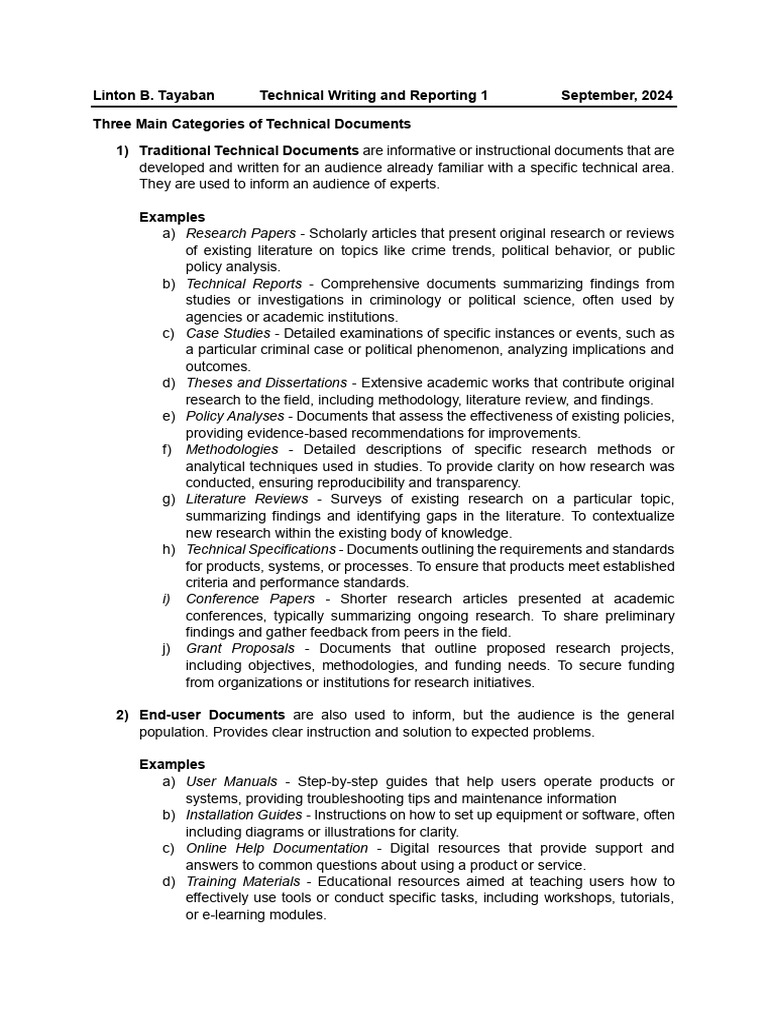 Technical Documents | PDF