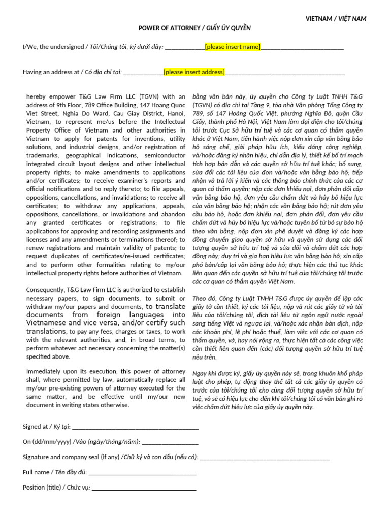 General POA-HNL0040 | PDF