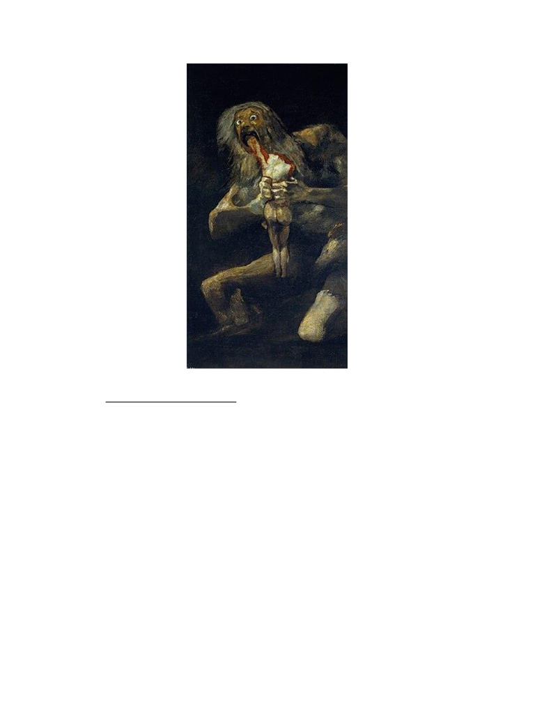 Saturno Devorando a su Hijo | PDF