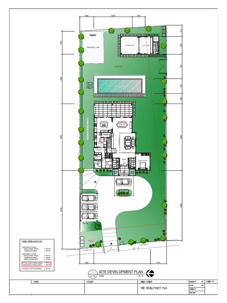 Site Development Plan Sample Plan | PDF