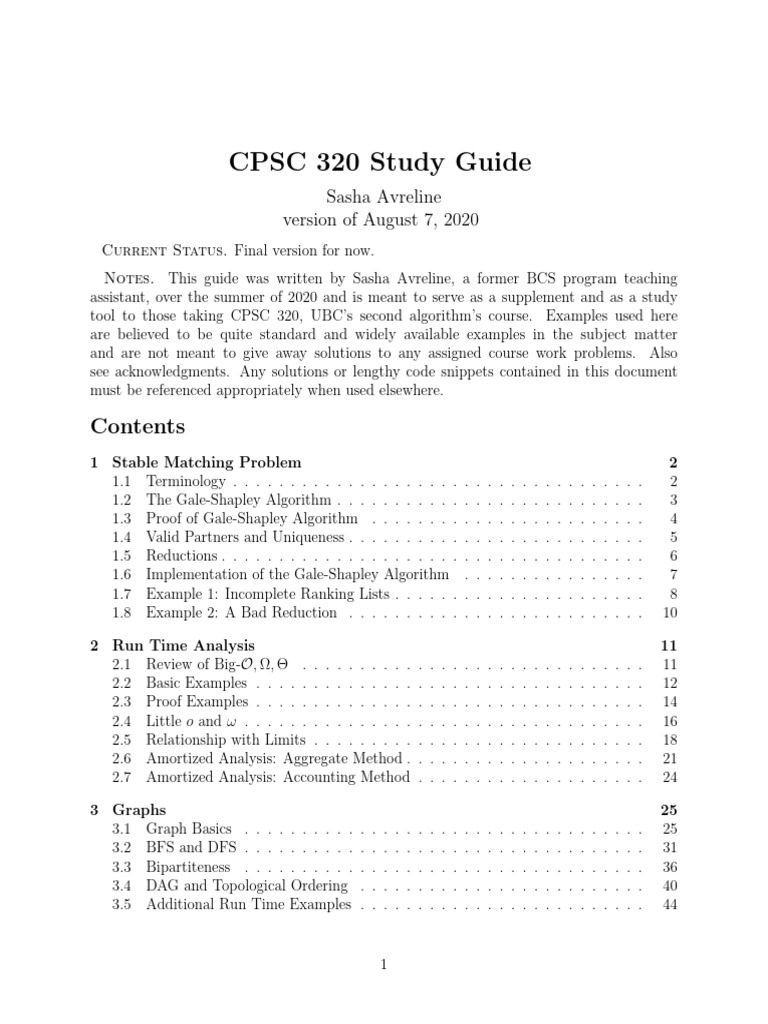 320 Notes | PDF