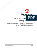 PIC32MX5XX/6XX/7XX Family Data Sheet: High-Performance, USB, CAN and Ethernet 32-Bit Flash Microcontrollers