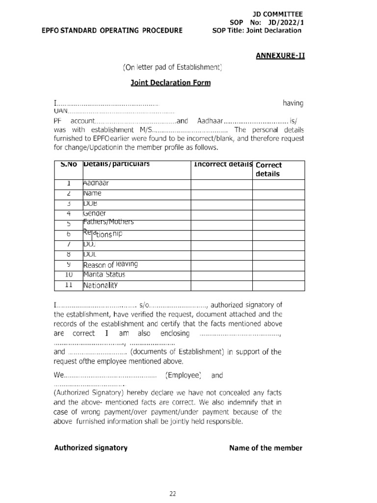 Sop - JDF Wsu - 26032024 | PDF