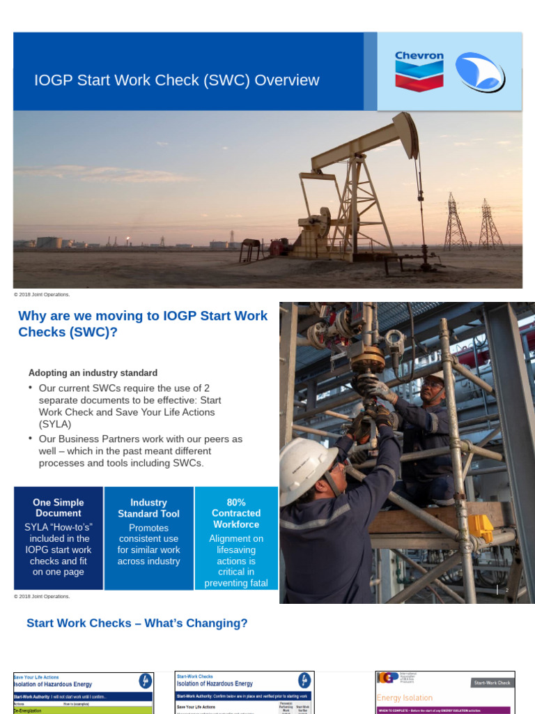 Iogp SWC Overview | PDF