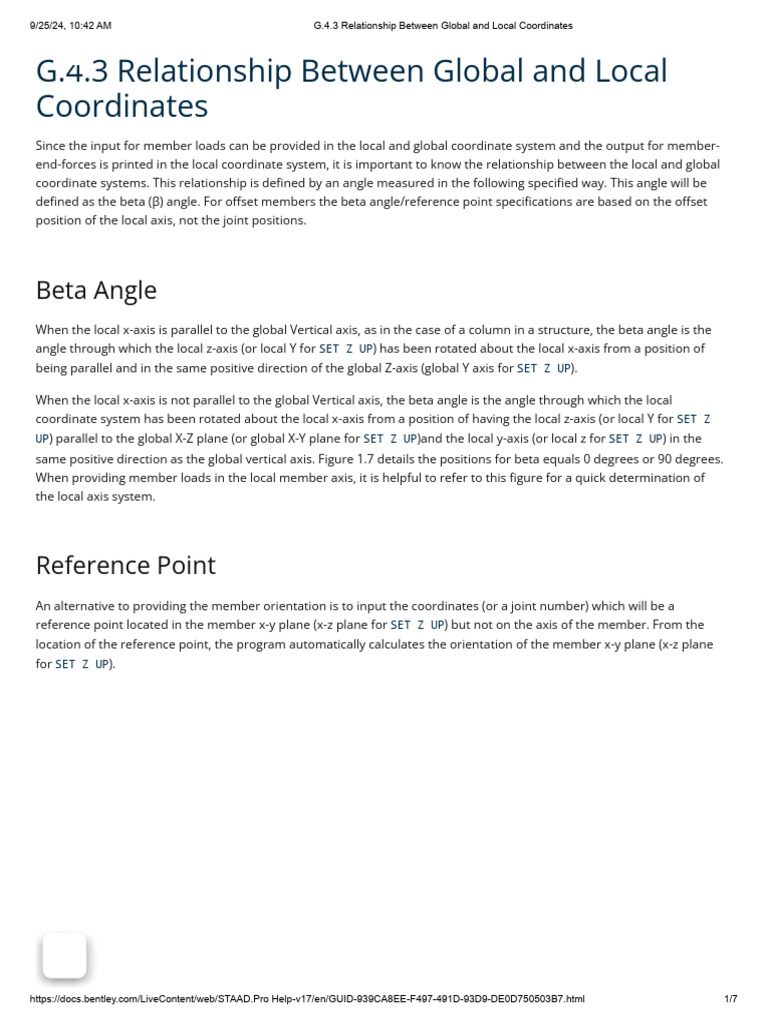 G.4.3 Relationship Between Global and Local Coordinates | PDF