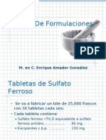 Ajuste de Formulaciones