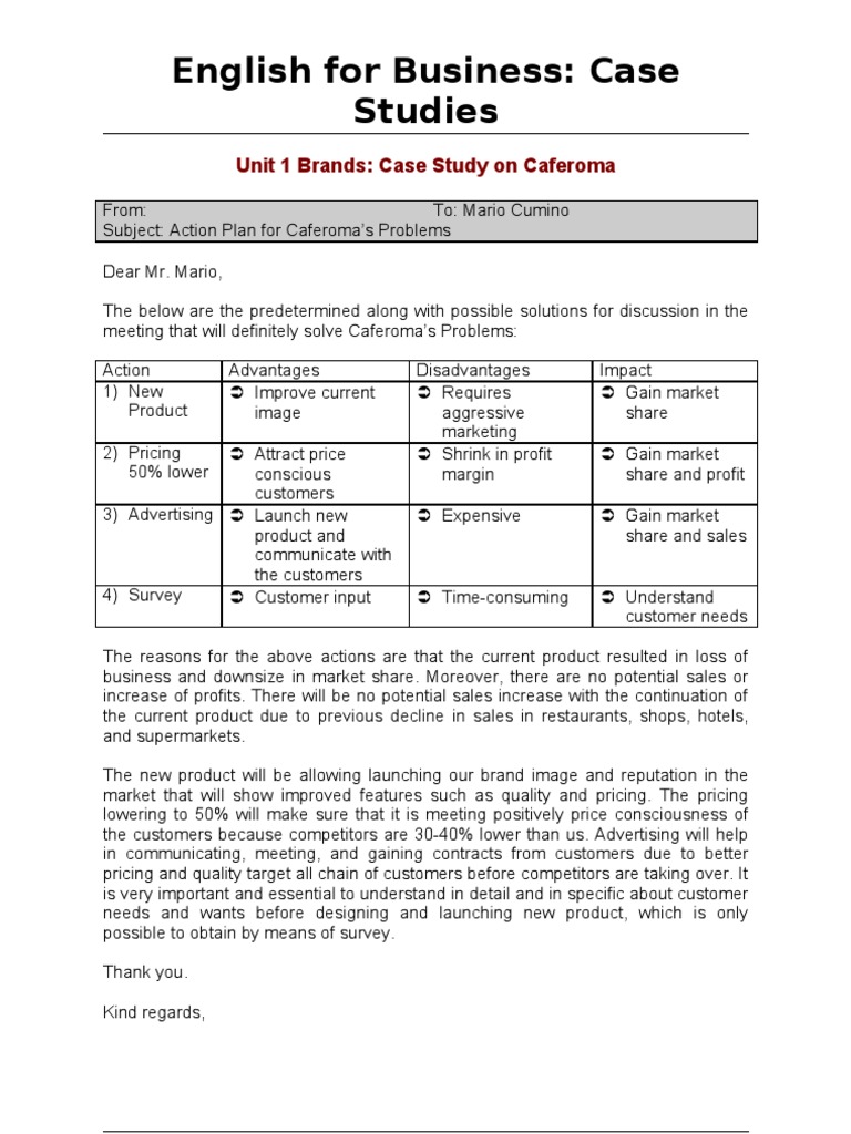 English For Business Case Studies Profit Accounting