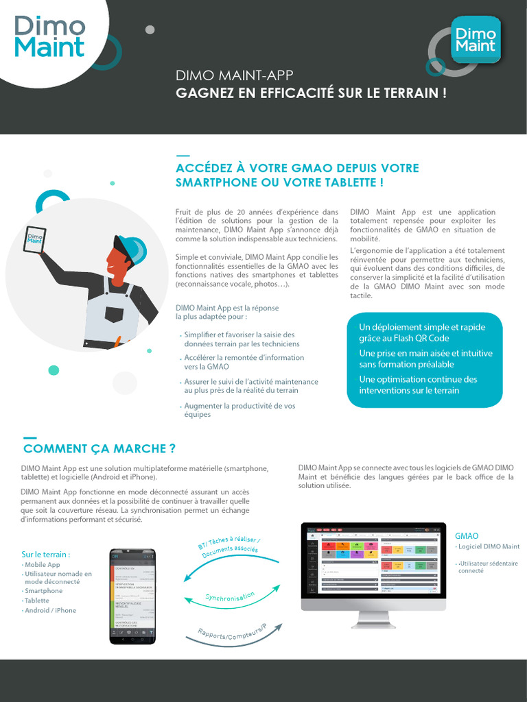 Fiche Produit DIMO Maint App | PDF