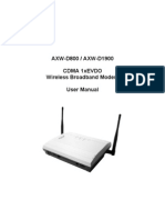 Setup Guide for CDMA 1xEV-DO Wireless Broadband Modem