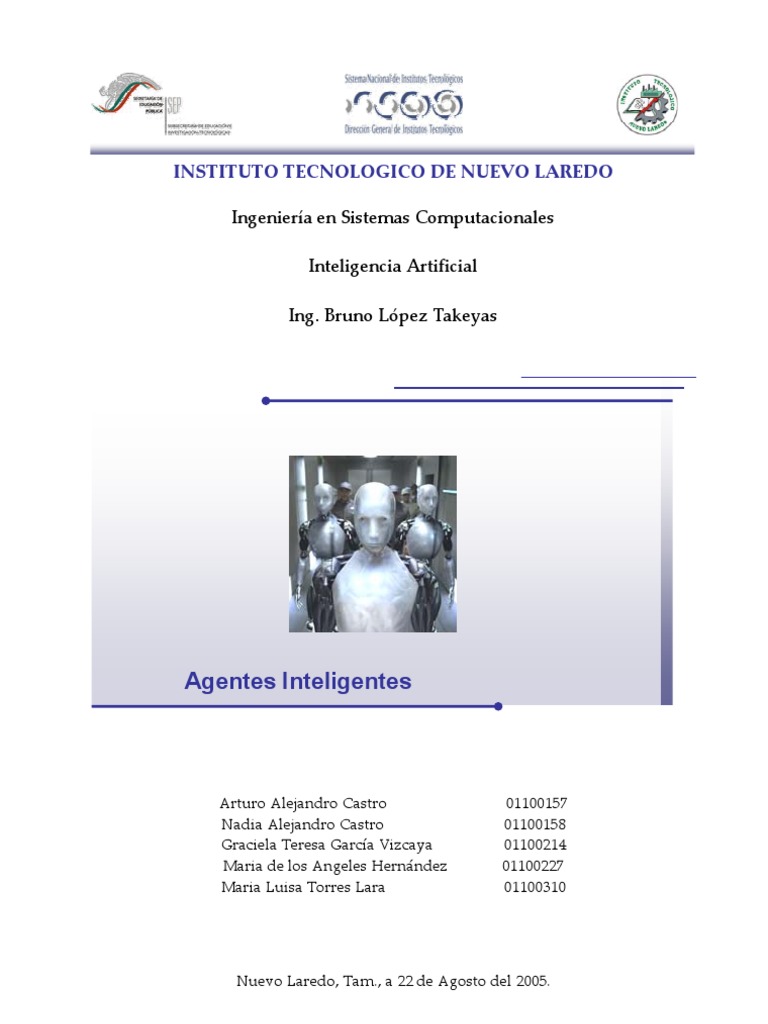 Características de Agentes Inteligentes | PDF | Inteligencia artificial ...