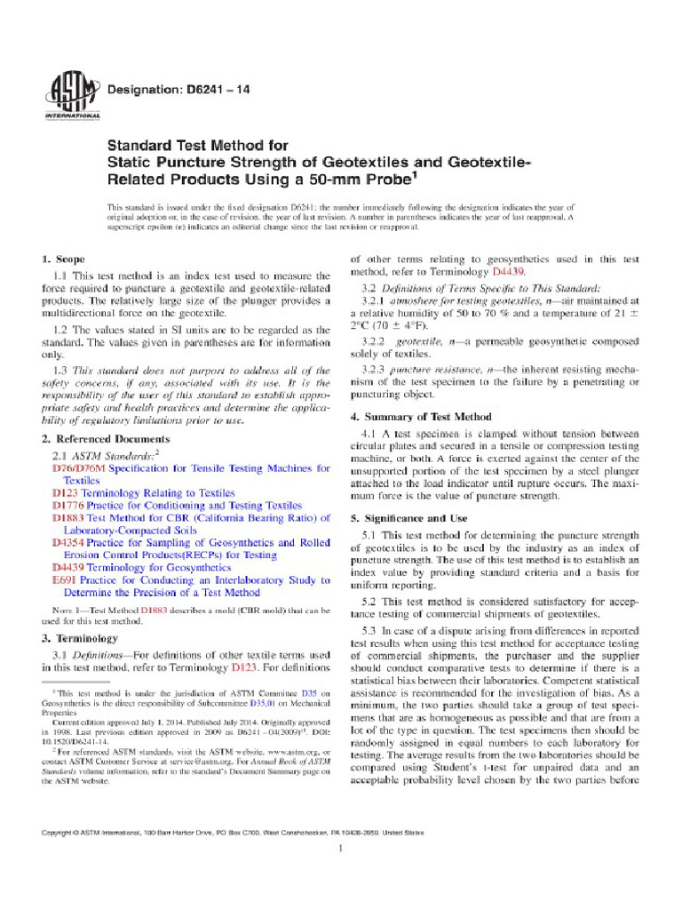 D6241 14 | PDF