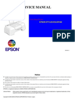 Epson Stylus Color 580 Service Manual