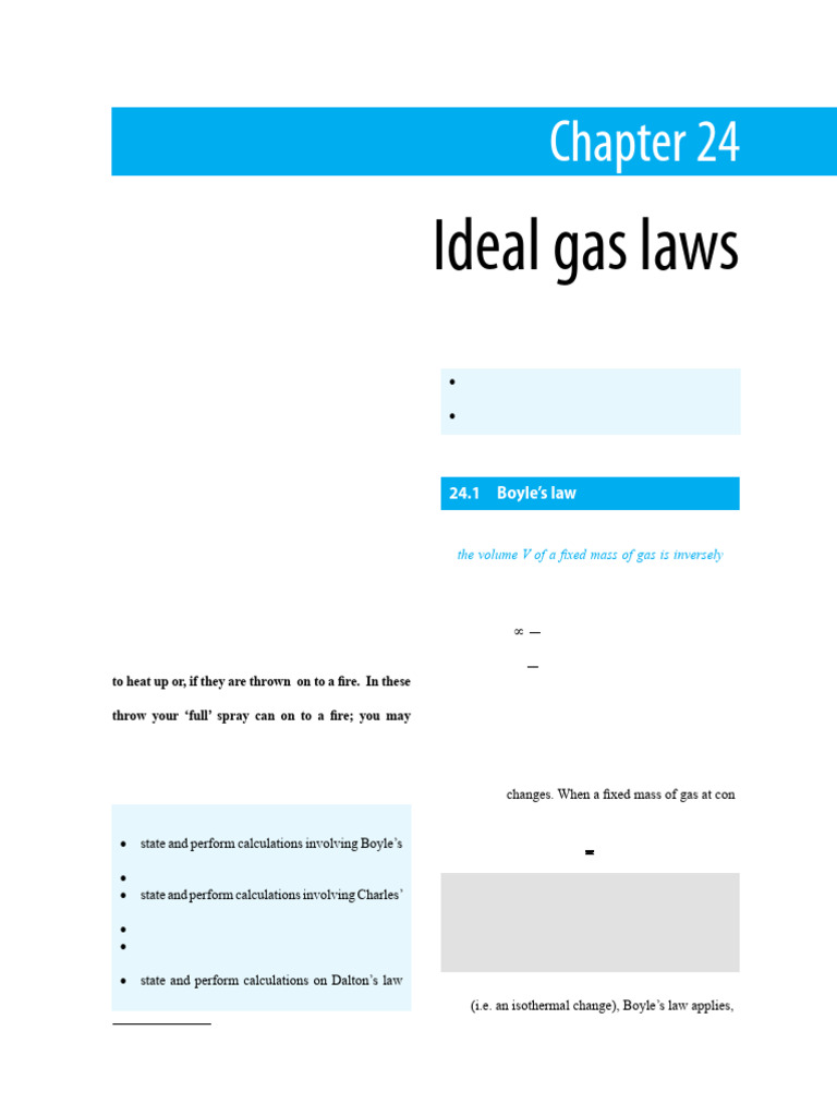 Gas Laws | PDF