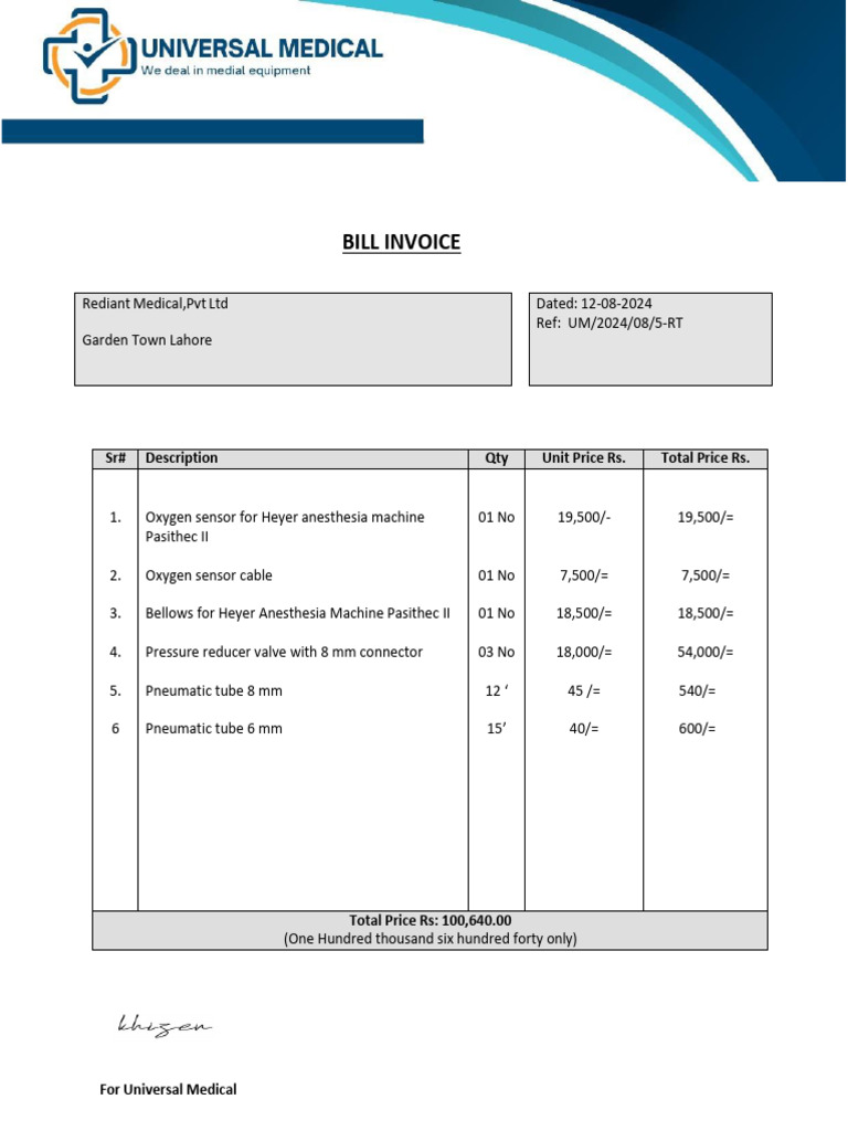 Heyer Spare Parts Quotation Pdf