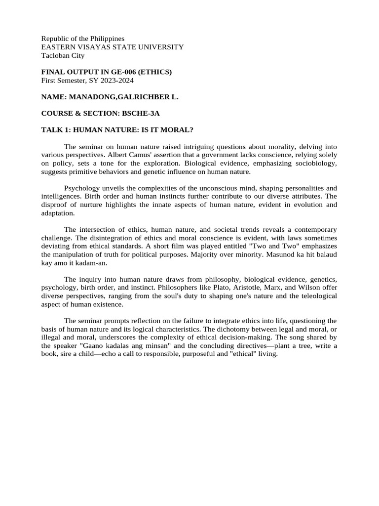 CHE-3A_MANADONG_ETHICS | PDF