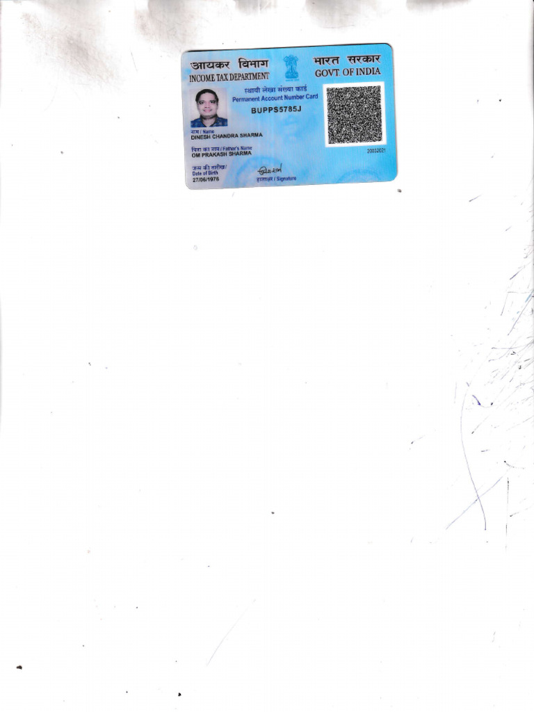 Pan Card Dinesh | PDF