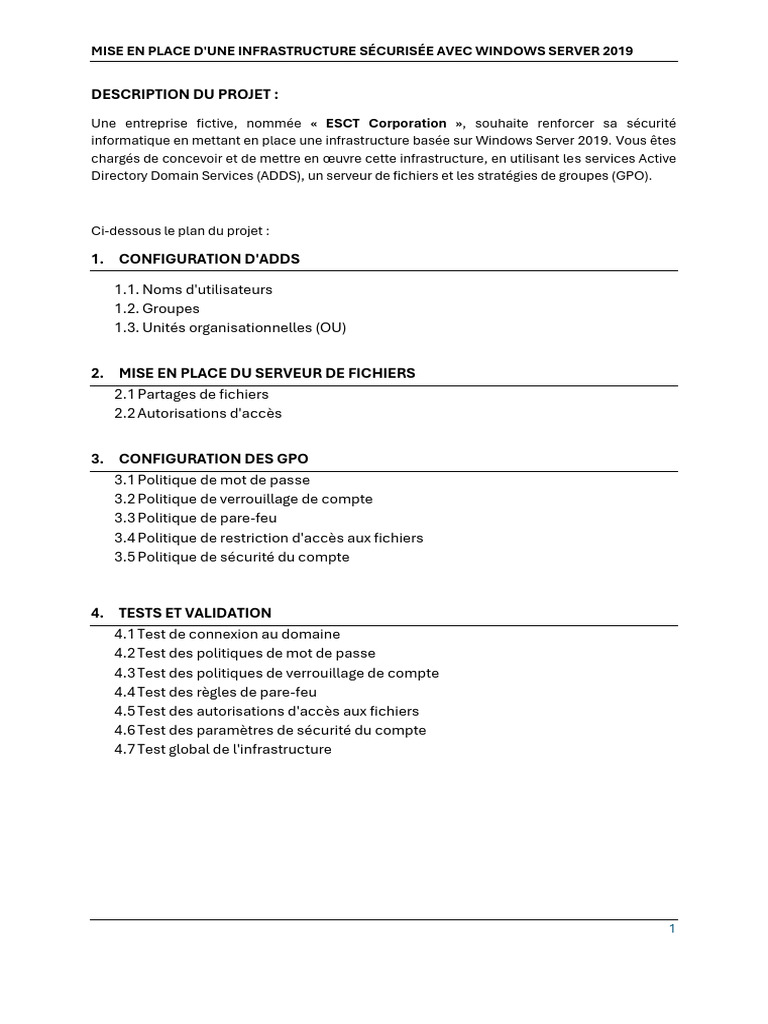 PROJET | PDF