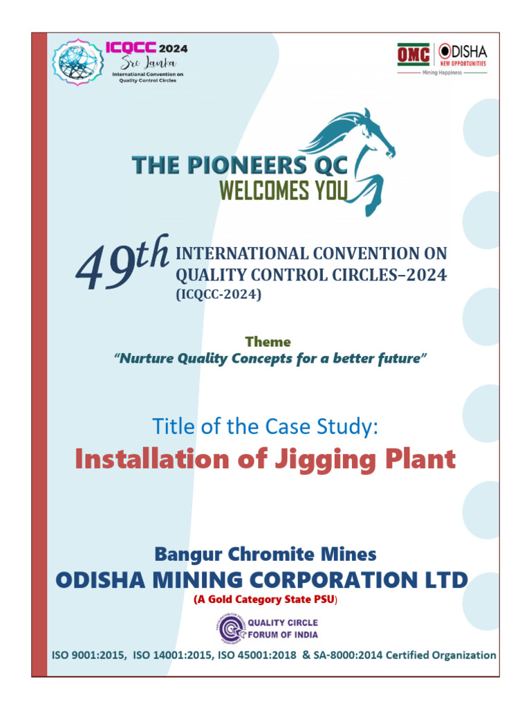 ICQCC-2024: Quality Control in Mining | PDF | Brainstorming | Mining