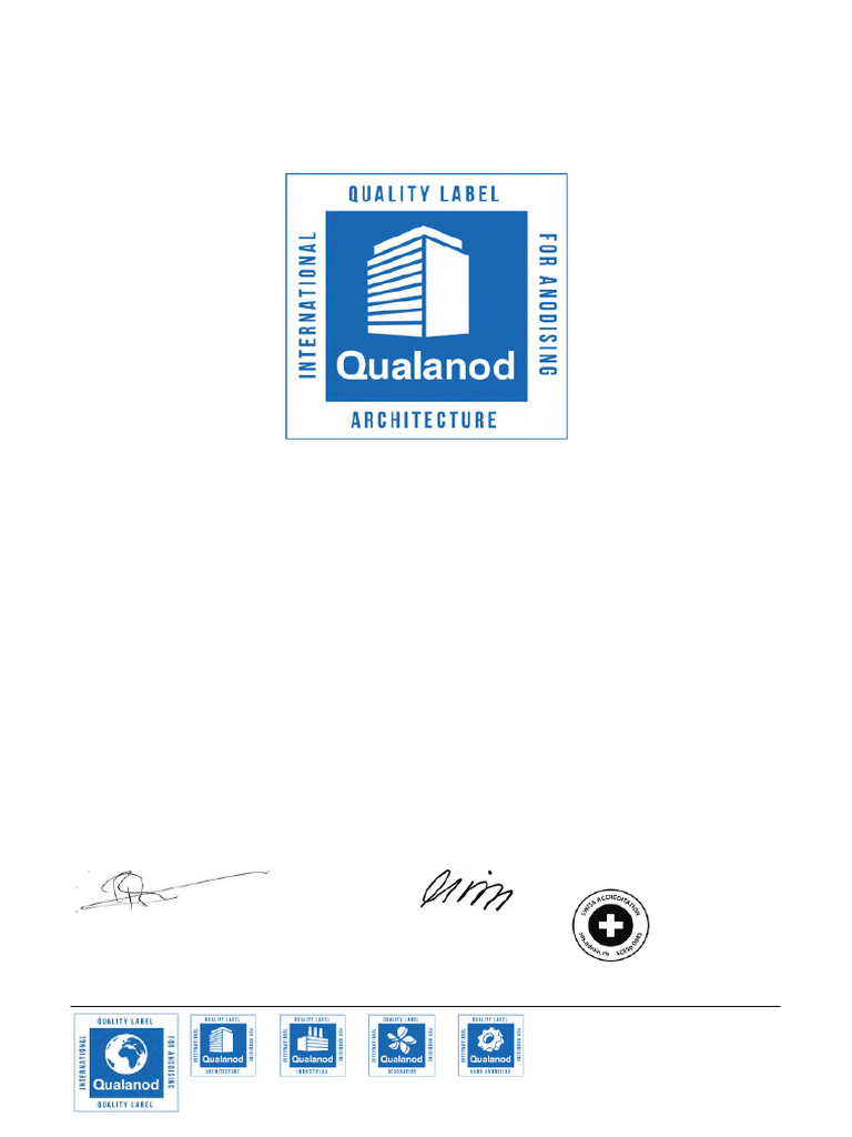 Alupco Qualanod Certificate | PDF