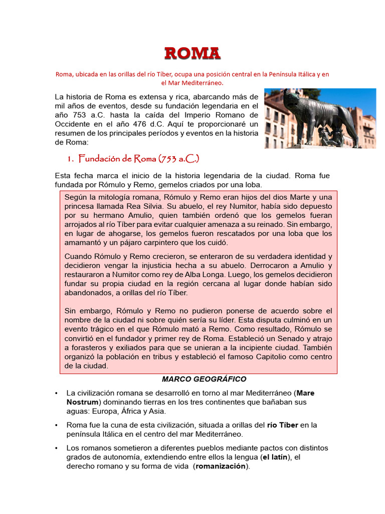 Resumen ROMA 1 | PDF
