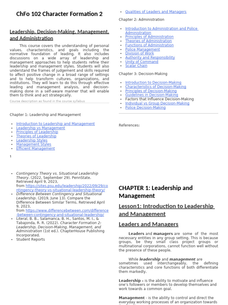 Leadership and Management Essentials | PDF | Leadership | Career & Growth
