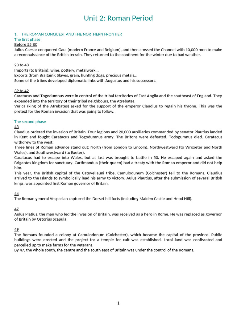 UNIT+2+summary | PDF