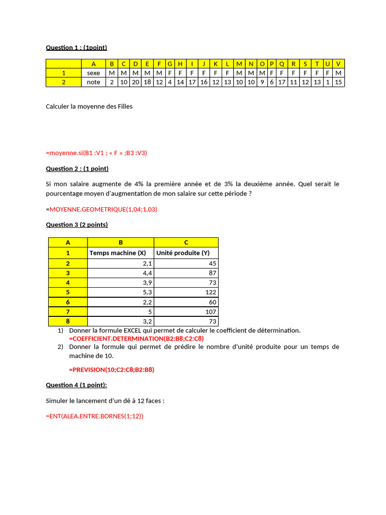 CVDE Sujet Rattrapage Semestre 4 Session 2 CORRIGÃ | PDF