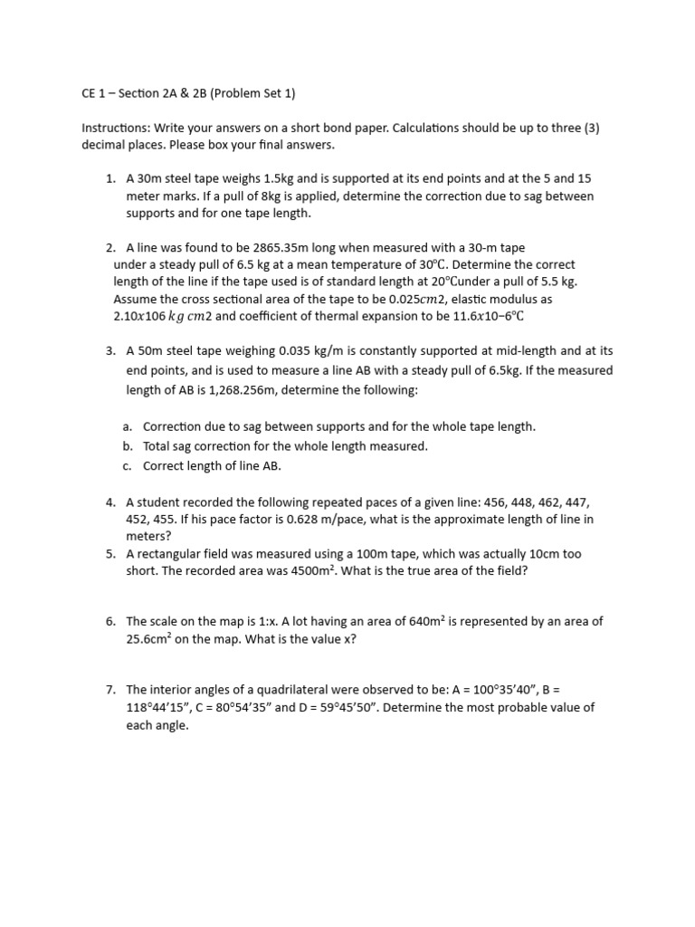 Prob Set 1 | PDF