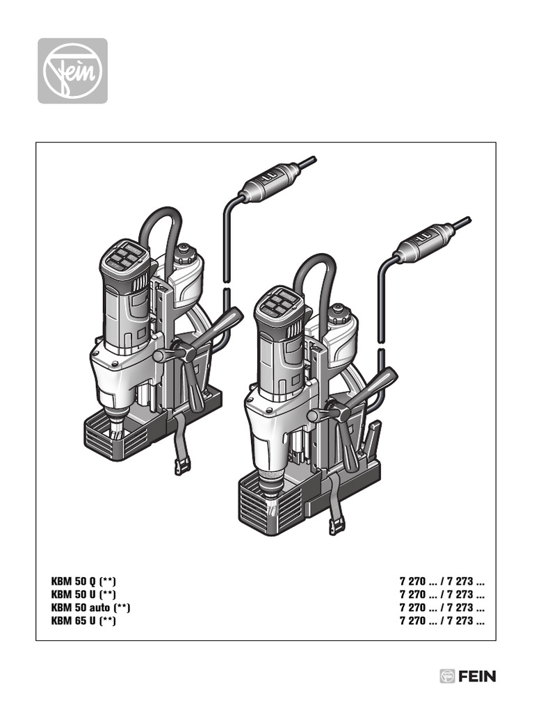 Manual - Fein KBM 65U PT | PDF