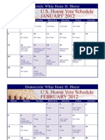 2012 U.S. House Calendar
