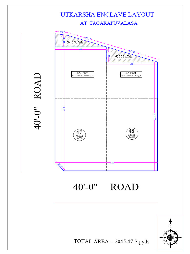 Utkarsha Enlcave Layout 46P & 47 & 48 | PDF
