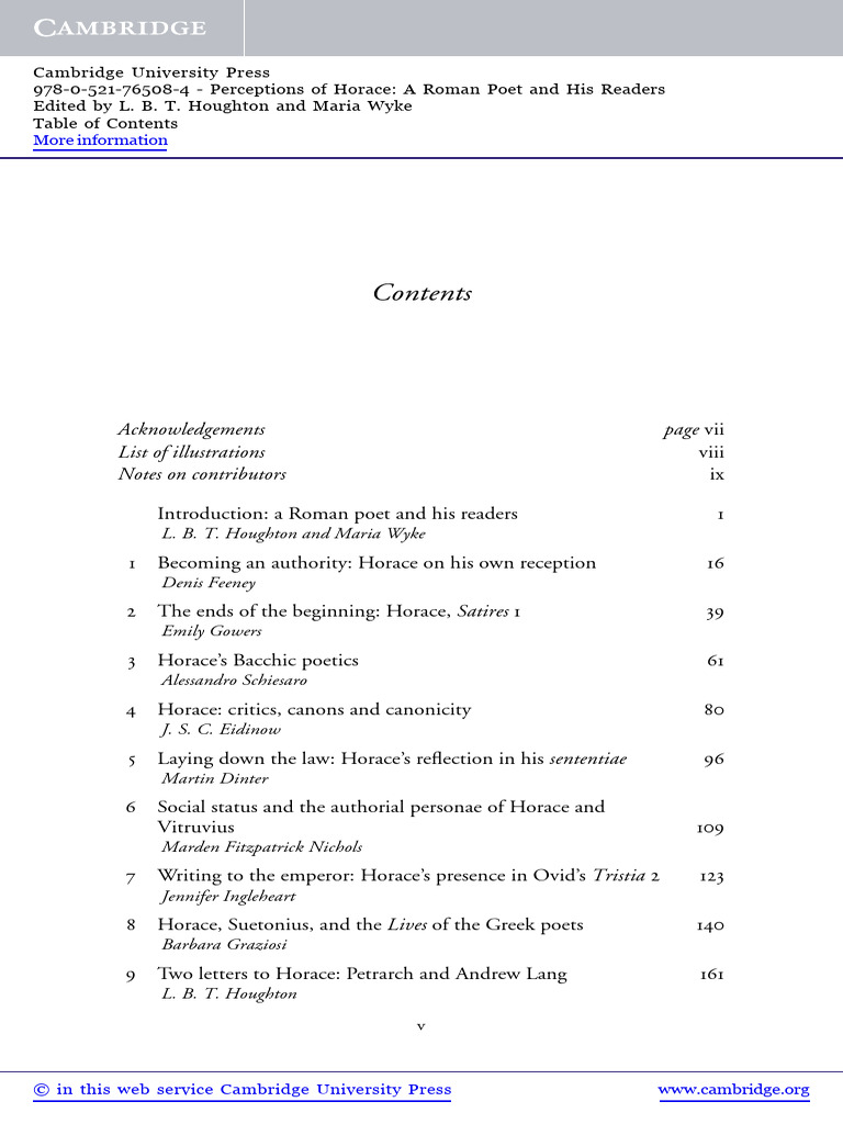 Acknowledgements List of Illustrations Notes On Contributors | PDF