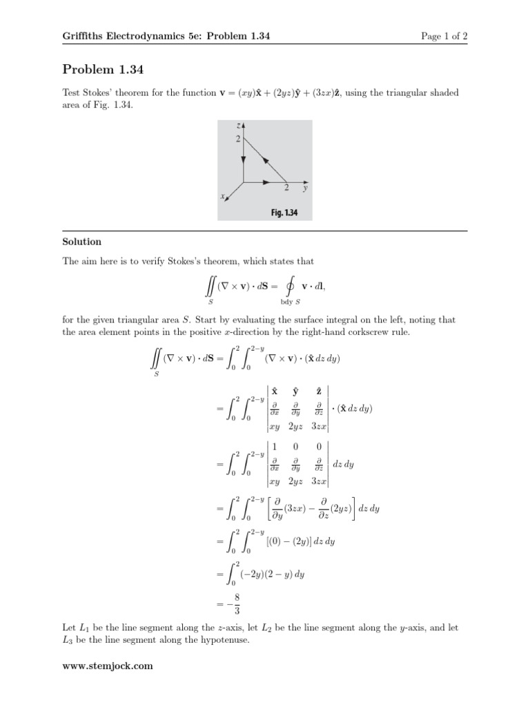 Griffiths ED5 e CH 1 P 34 | PDF