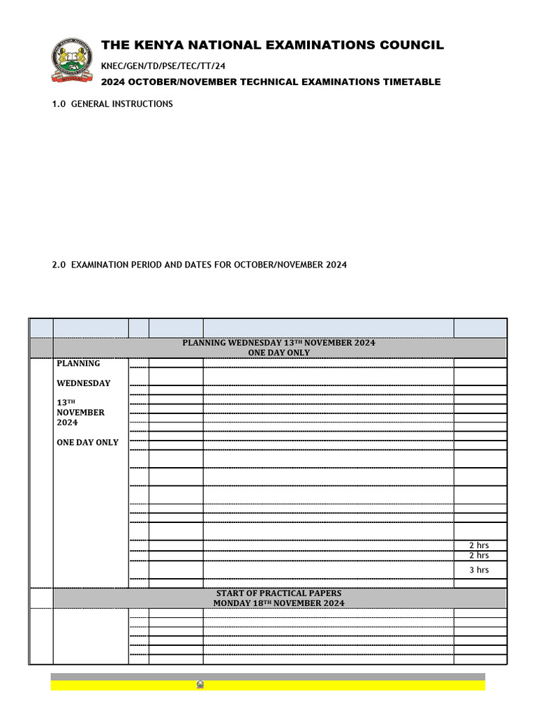 2024 oct nov techinal timetable pdf