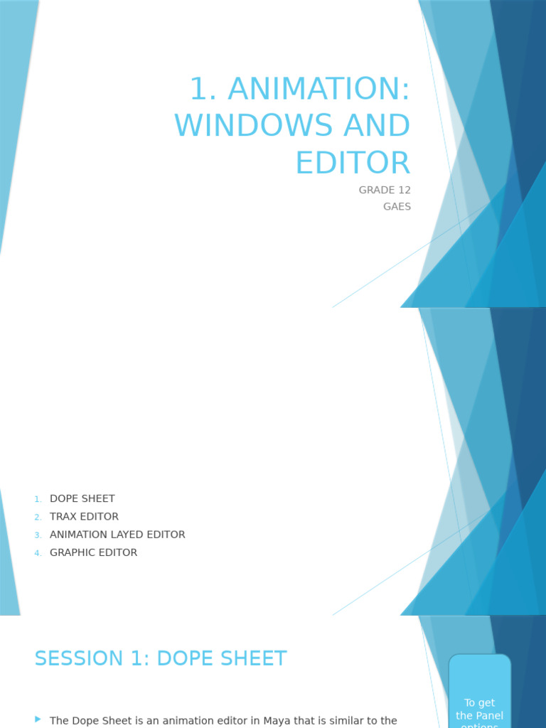 1.animation - Windows and Editor | PDF