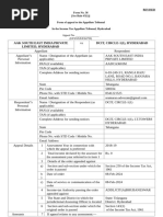 Form 36: Income Tax Appeal Template | PDF | Income Tax In India | Taxation