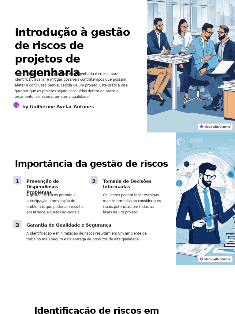 Gestão de Riscos em Projetos de Engenharia | PDF | Despesa | Negócios