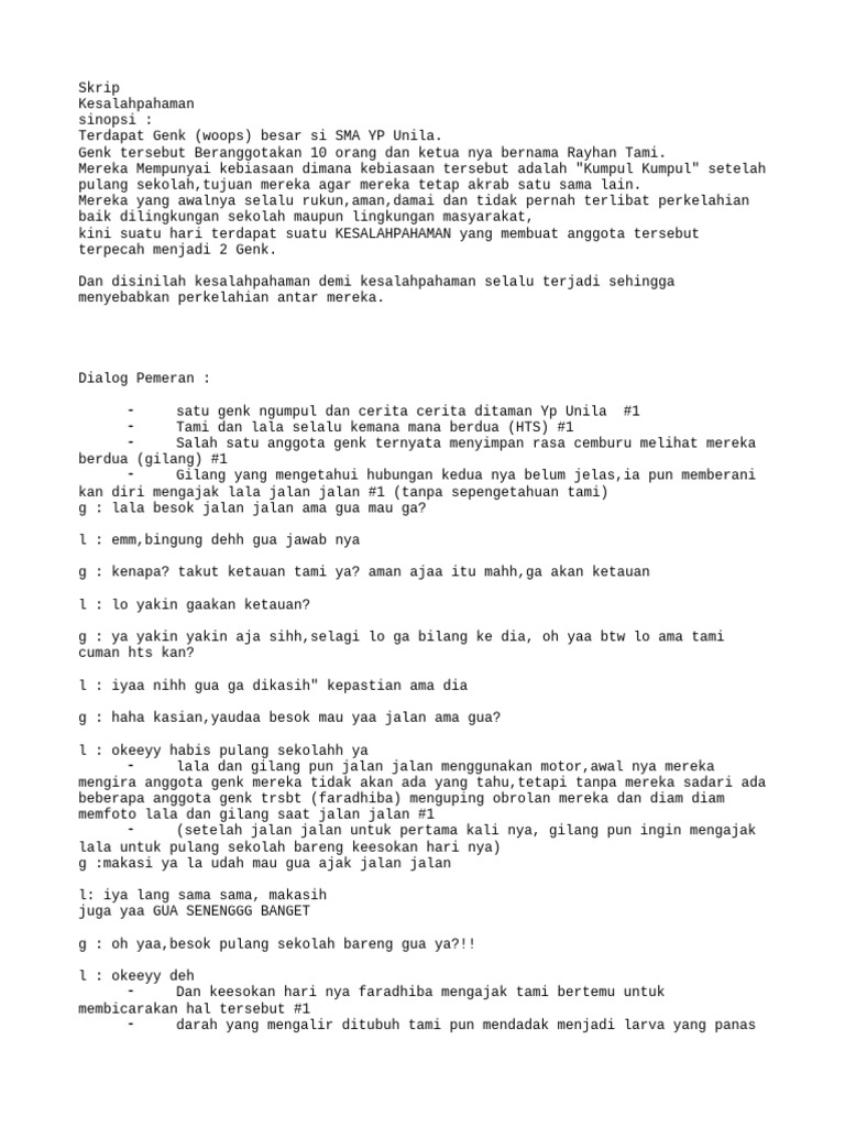 Teks | PDF